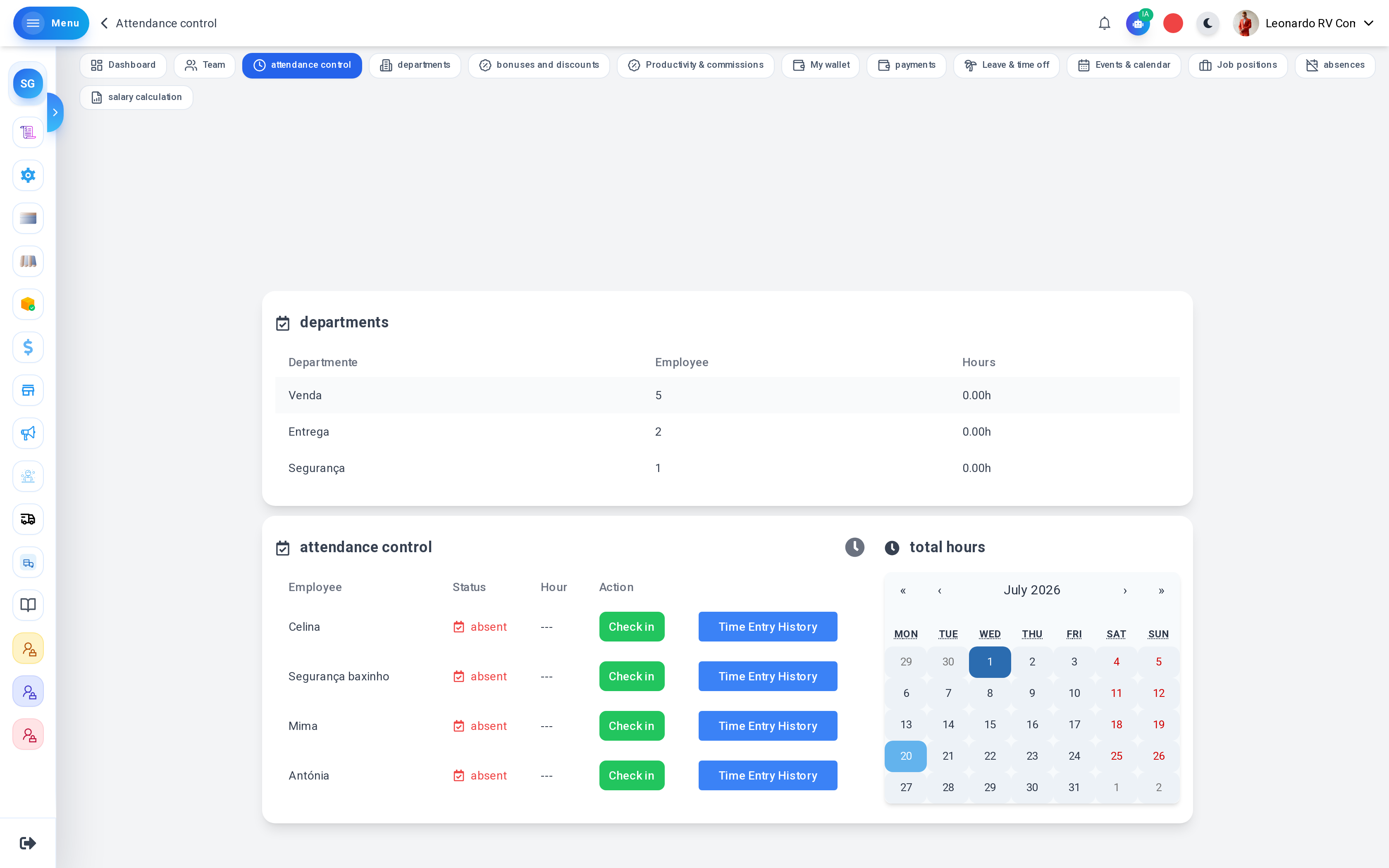 ZYVO HR module — employee management, roles and team permissions for SMEs — preview 2