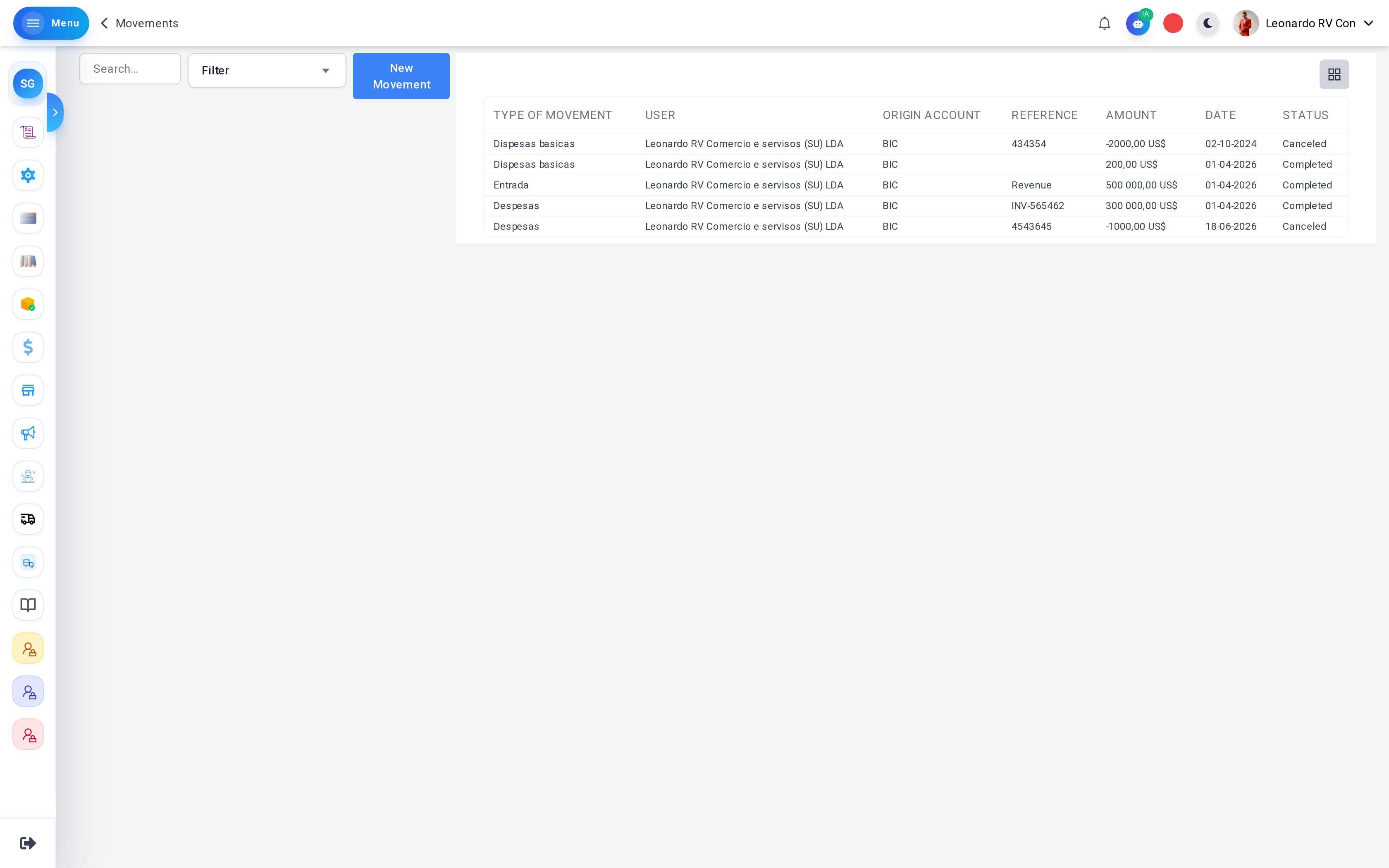 ZYVO logistics module — stock transfers between stores and delivery tracking — preview 3